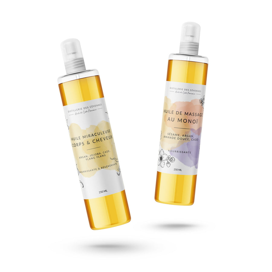 DUO Éclat & Vitalité Huile distilleriedescevennes 