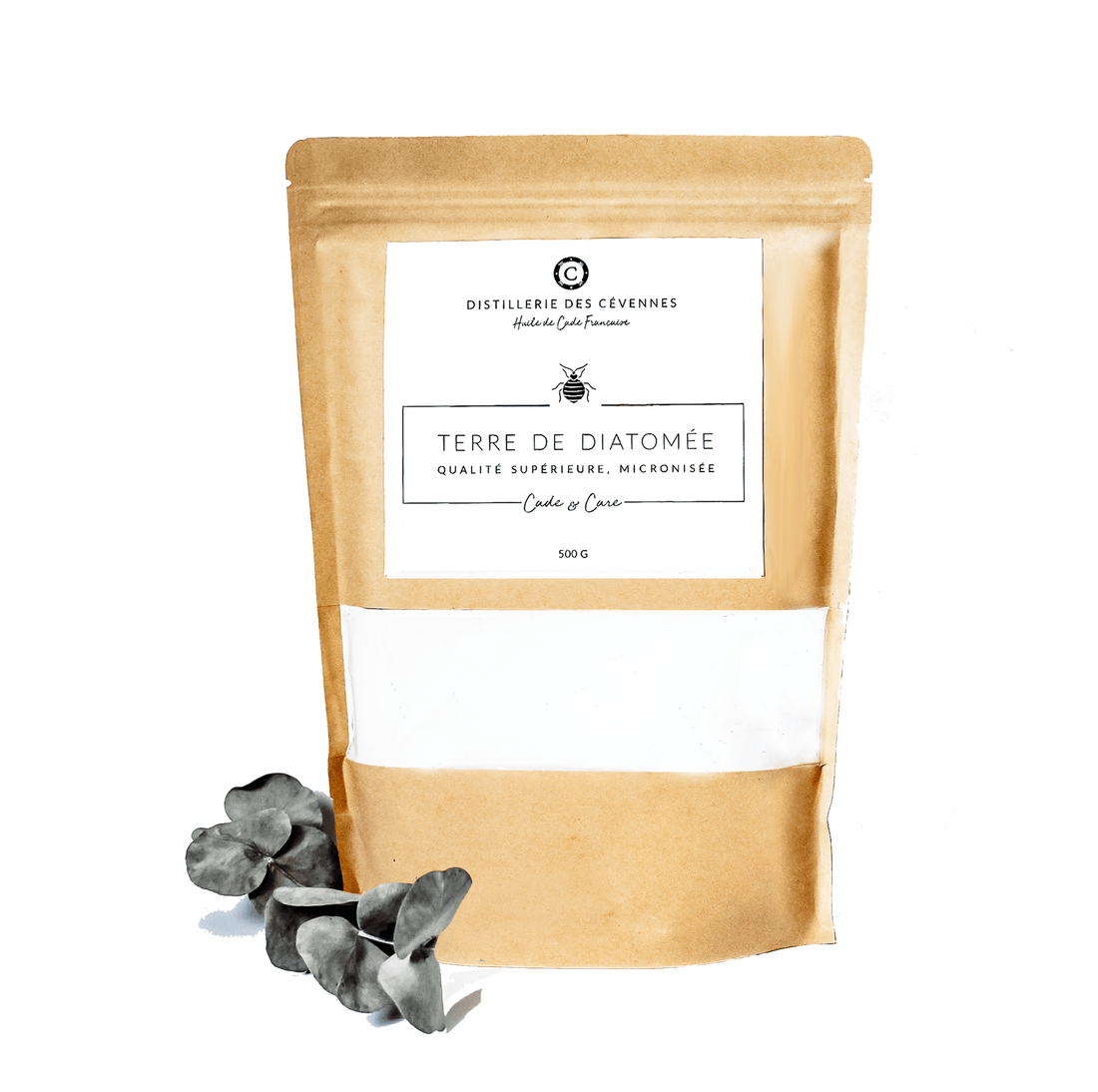Terre De Diatomée Pour Poulailler - 100% Pure, Non Calcinée - Sac De 0,5 Kg (500g) - Anti-odeurs Et Absorbante - 2